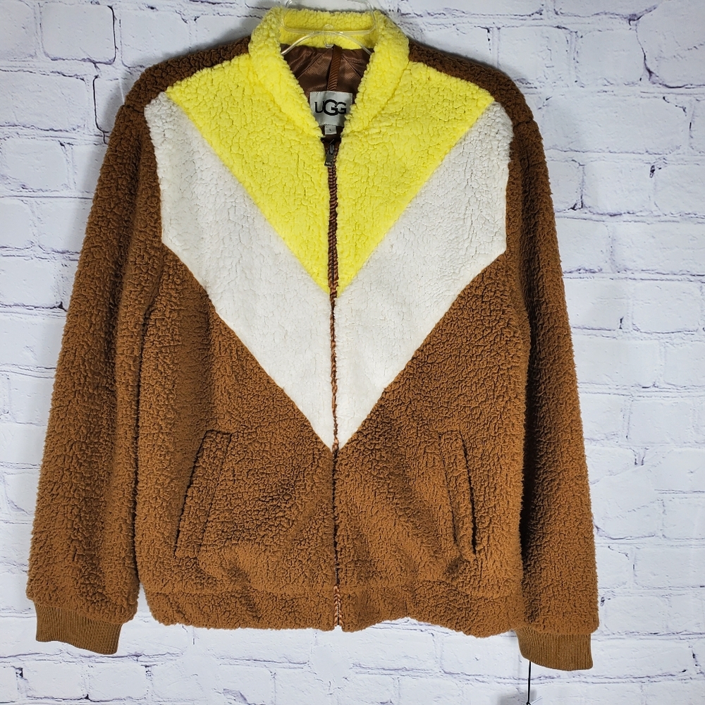 UGG Annalise Teddy Bear Sherpa Jacket - Picture 2 of 9